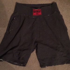 Givenchy grey shorts.